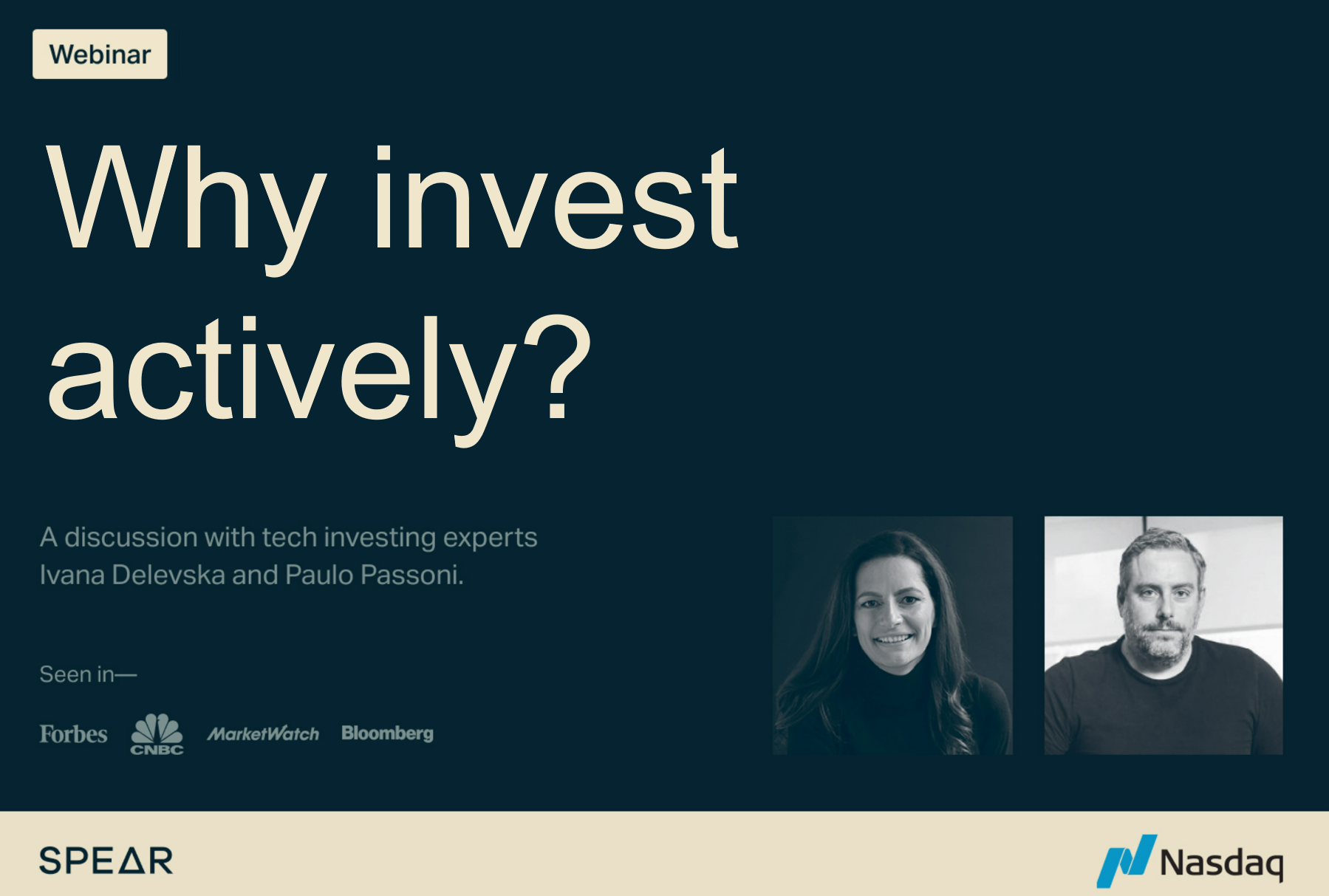 Why invest actively cover